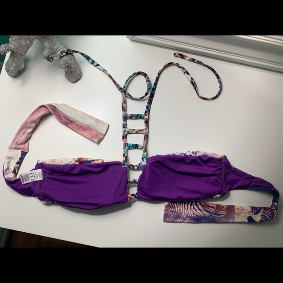 PalmaRosa Swim Too Bikini Halter Tiger - Picture 2 of 3